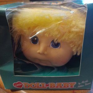 Little Baby Doll Head Short Blonde Hair
